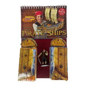 Klutz How To Build Pirate Ships 200+ Building Cards Model Kit Kids Toys Set
